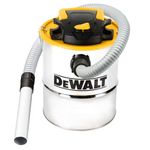 DEWALT Ash Vacuum DXV04A, 4 Gallon Metal Canister, 4 HP Powerful Motor, Strong Suction, and Efficient Filtration Safe Ash Vacuum for Pellet Stoves, Fireplaces, and BBQ Grills