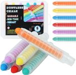 Haoyond Dustless Chalk for Kids, Non-Toxic Washable Toddlers Chalks, Chalkboard Chalk Pen With Holder for Blackboard Drawing Writing Outdoor Art Play Sidewalk-Chalks, 6 Pcs