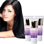 Hair Straightener Cream Permanent, Hair Straightening Cream Permanent for Black Women, Eliminates Frizz, Professional Straightening, Keratin Hair Straightener Cream Permanent (3PCS)