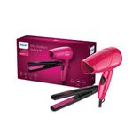 PHILIPS Miss Fresher's Straightener&Dryer Combo Kit For Everyday Styling,Multi, 1000 Watts