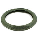 sourcingmap Silicone Steering Wheel Cover 13"-18" Dia Army Green for Car