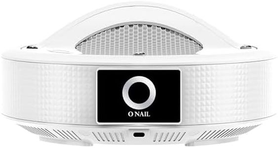 Professional ONAIL Nail Dust Collector - Nail Dust Collector Vacuum for Acrylic Gel Nails, Powerful Nail Vacuum with Reusable Filter and 30 x Disposable Filters, Low Noise Manicure Dust Extractor