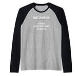 Funny RPG Gaming Healing XP Loot Item Gamer Nursing Nurse Raglan Baseball Tee