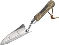 Spear & Jackson GARDEN HAND TRANSPLANTER - STAINLESS STEEL BLADE, STANDARD HARDWOOD HANDLE SJ-5080TT Silver