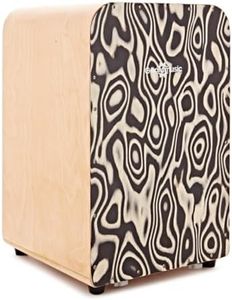 Deluxe String Cajon by Gear4music, Liquorice Burl