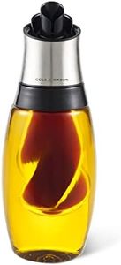 Cole & Mason Duo Oil & Vinegar Pourer - Oil & Vinegar Dispenser Set - Stainless Steel Oil & Vinegar Pourer - Dishwasher Safe Kitchen Tool & Gadget