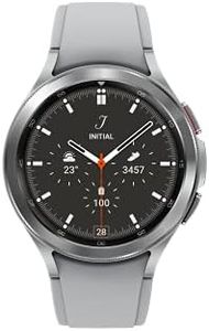 Samsung Galaxy Watch 4 Classic 46mm Smartwatch with ECG Monitor Tracker for Health Fitness Running Sleep Cycles GPS Fall Detection Bluetooth, Silver