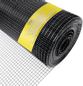 Black 16 Gauge Vinyl Coated Hardware Cloth 1 inch 48 in x100ft for Fencing