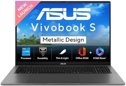 ASUS Vivobook S16,13th Gen,Intel Core i5-13420H,Metallic Design Laptop(Intel UHD iGPU/16GB RAM/512GB SSD/FHD+/16"/144Hz/Windows 11/M365 Basic(1Year)*/Office Home 2024/Matte Gray/1.7 Kg)S3607VA-RP054WS