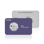 Royal Mint Harry Potter Hogwarts School Witchcraft and Wizardry BU 50p Coin 2023