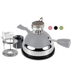 BLUEFIRE Butane Mini Burner for Tabletop Coffee Siphon Syphon/w Furnace Stand and Assembly Rack Ceramic Windproof Torch Head Portable Cooking Stove Espresso Maker Chafing Soup Tureens Fondue