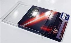 fastoworld 25 STEELBOOK Box Protectors Protective Sleeves Clear Plastic Cases/Covers G2