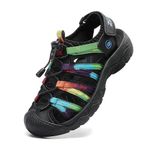 Women's Sports Sandals Summer Outdoor Adventurous Beach Shoes Lace Adjustable Double Buckle Hiking Sandals