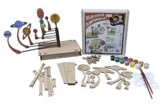 StepsToDo Make Your Own Solar System Wooden Kit. Solar System Planetarium DIY Kit. Astronomy Planet Model Stem Toys