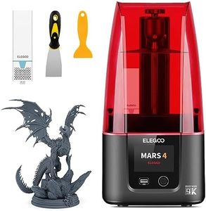 ELEGOO Mars 4 Imprimante 3D LCD MSLA avec écran LCD UV Monochrome 9K Mini Purificateur d'air pour Impression 3D résine de Taille 153,36 * 77,76 * 175mm