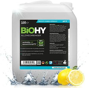 BiOHY Nettoyant Tout Usage (Bidon de 10l) | Professionnel Doux - nettoyant Universel pour la Maison et la Voiture | entièrement biodégradable (Allzweckreiniger)