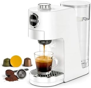 HIBREW H3C 3-in-1 Pod Coffee Machine, 19 Bar Espresso Machine