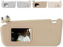 SAILEAD Sun Visor Replacement Compatible with Toyota RAV4 with Sunroof and Light 74320-42501-B2, for Year 2006 2007 2008 2009 2010 2011 2012 (Beige, Left Driver Side)