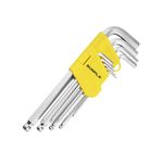 Gunpla Long Arm Ball Point Allen Hex Key Wrench Ball End Hex Key Set, 9-Piece, 1.5-10mm for Home Use and DIY