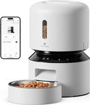 PETLIBRO Automatic Cat Food Dispenser, 5G WiFi Pet Feeder with Freshness Preservation, Timed Cat Feeders for Dry Food, Up to 48 Portions 10 Meals Per Day, Granary Pet Feeder for Cat/Dog, WiFi Black