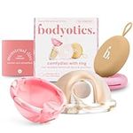 Reusable Menstrual Disc, Wear Up to 12-Hours, Sustainable Period Disc Alternative to Menstrual Cups, Tampons and Pads for Light or Heavy Flows, Leak Proof - Small & Large Sizes (Beige and Light Pink)