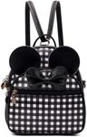 KL928 Girls Mini Backpack Bowknot Polka Dot Cute Small Daypacks Convertible Shoulder Bag Purse for Women