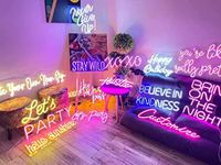 Party Planet Custom Neon Signs For Wall Decor, Personalized Wedding Signs Light Wall Decor, Led Neon Sign For Wall, Wedding Party Custom Neon Sign (Upto 10 Letters ( With Wireless Remote))