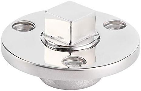 Hlyjoon Tapón de Drenaje Ovalado Barco de Acero Inoxidable Tapón de Drenaje de 2 Pulgadas Adorno de Orificio de Tornillo de Casco de Barco para Barcos Marinos Barco de Yates