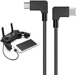 iEago RC Cavo Dati Micro USB a Type C OTG 29cm Drone Telecomando Data Cable Tablet e Telefono trasferimento Cavo di Ricarica Linea per DJI Mini 4K/Mavic Mini/Mini SE/Pro/Spark/Mavic Air/Mavic 2 Pro