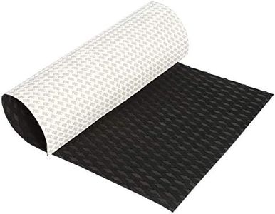 NovelBee 40" x 20“ x 0.22” Universal DIY Traction Non-Slip Grip Mat Pad with Trimmable EVA Sheet for Boat Decks,Kayak,Surfboard (Black)