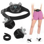 Park Sung Tracker Straps and Belt, Foot Trackerstrap for HTC Vive Tracker, Full Body Tracking, Adjustable, Structure and Material Upgrade, 1TrackBelt+2 TrackStraps+1 Ankle Strap