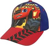 Nickelodeon Boys Blaze and The Monster Machine Baseball Cap - 100% Cotton Red