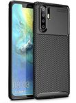 ELICA Case Cover Carbon Fiber Shock Proof Rugged Armor Slim Drop Tested Back Cover Case for Huawei P30 Pro 6.47"