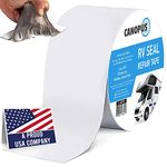 CANOPUS Long Lasting RV Tape Caravan Sealant Tape White Butyl Tape, Butyl Rubber Sealant, Caravan Tape, RV Seal Tape for RV Punctures, Motorhome, RV Sealant Tape (10 cm x 6 m)