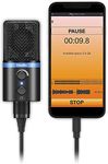 IK Multimedia iRig Mic Studio Digital Studio Microphone for iPhone, iPad, Android and Mac/PC (Black)