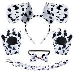 Spooktacular Creations Halloween Animal Costume Accessories with Animal Ears and Tail Adults Kids Cosplay Party