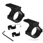 Horizon Airsoft 2x Set Rifle Picatinny Rail Laser Torch Scope Accessory Mount 30mm 25mm 1" Weaver