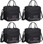 TuErCao Bulk of 4 Coworker Christmas Gifts for Women Female Chaos Coordinator Lunch Bag Multipack Gifts Bundle Gifts Group Gifts for Coworkers Employee Gifts for Office Useful Boss Gifts for Work