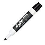 Expo Low Odor Bullet Tip Dry Erase Markers, 12 Black Markers (82001)