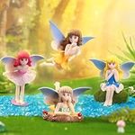 LONCESS Small Fairy Figurines, Mini