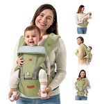 besrey Hip Seat Carrier For Baby, Front Pack Wearing Carrier, Hiking Backpack Carrier, Tactical Toddler Gear Carrier For Dad, Easy