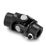 DEMOTOR PERFORMANCE Universal Steering Shaft U Joint 5/8" 36 Spline X 3/4" DD Black
