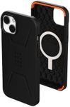 UAG Designed for iPhone 14 Plus Case Black 6.7" Civilian Built-in Magnet Compatiable with MagSafe Charging Sleek Ultra Thin Slim Dropproof Shockproof Protective Cover by URBAN ARMOR GEAR