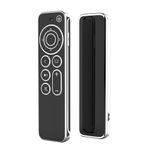 Fourmor Air Rim Case for Apple TV Remotes – Slim, for Apple TV 4K / HD Siri Remote 3rd / 2nd Generation (2022/2021), Anti-Slip/Drop-Proof/Dust-Proof TPU Remote Controller Cover