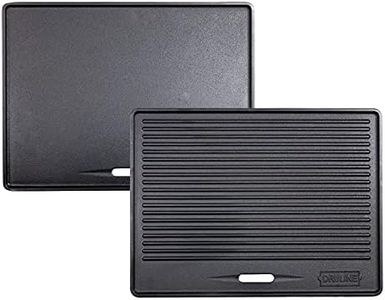 GP1 - Plancha para parrilla de la serie PRO/RED, placa reversible de hierro fundido, accesorio universal de 4,15 kg, 40 x 30 cm, revestimiento de esmalte acanalado y liso, superficie utilizable, color