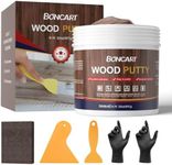 Boncart 32oz Wood Filler Putty - Walnut Paintable Furniture Repair Kit for Quickly Fixing Broken and Defective Wooden Items, MQNZ-09