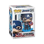 Funko POP! Marvel: Avengers Endgame - Captain America With Broken Shield & Mjolnir - Collectable Vinyl Figure - Gift Idea - Official Merchandise - Toys for Kids & Adults - Movies Fans