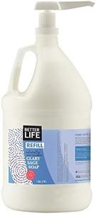 Better Life Natural Hand and Body Soap, Clary Sage, 1 Gallon Refill, 2424D