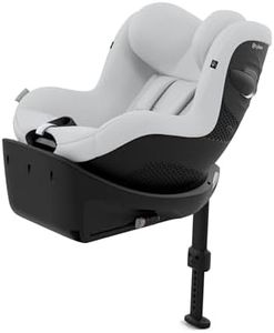 CYBEX Gold Sirona Gi i-Size Comfort child car seat incl. base, for 3 month olds to 4 years of age (with insert for newborns), max. 20 kg, 61 - 105 cm (use newborn insert if up to 40cm), Fog Grey