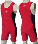 USI Women's Wrestling Suit (Red, Medium )